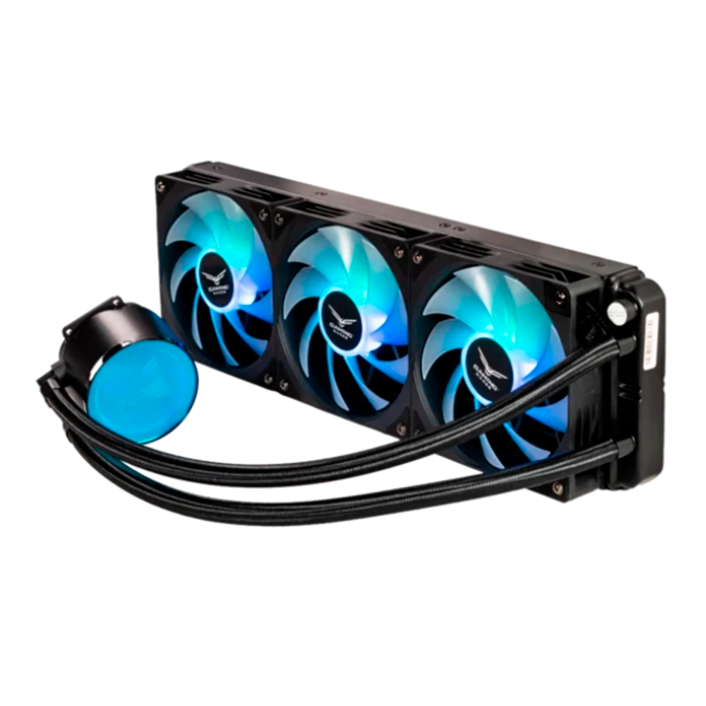 Enfriamiento Liquido Naceb 360MM Artico con iluminacion ARGB color Negro