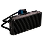 Enfriamiento Liquido Naceb 240MM Artico con iluminacion ARGB color Negro