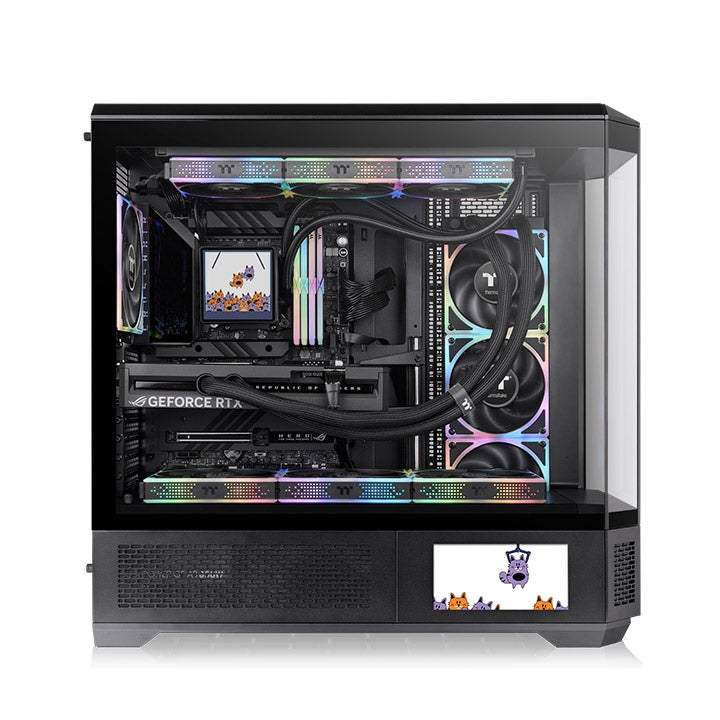 Gabinete Thermaltake View 600 TG Full Tower Negro E-ATX CA-11H-00F1WN-00