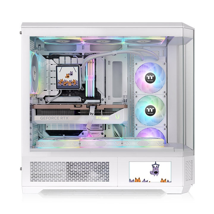 Gabinete Thermaltake View 600 TG Full Tower Snow Blanco E-ATX CA-11H-00F6WN-00