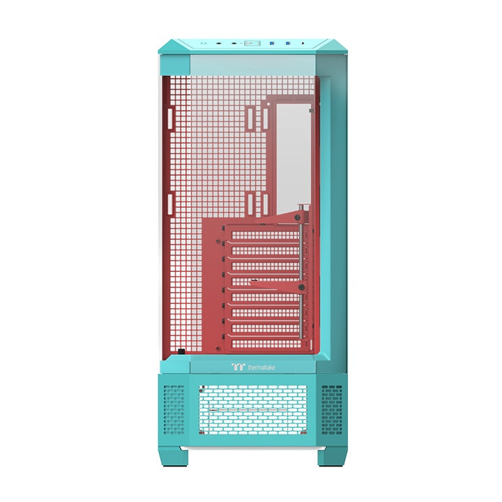 Gabinete Thermaltake View 600 TG Full Tower Mint Strawberry Verde/Rojo E-ATX CA-11H-00FLWN-00