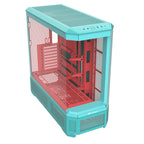 Gabinete Thermaltake View 600 TG Full Tower Mint Strawberry Verde/Rojo E-ATX CA-11H-00FLWN-00