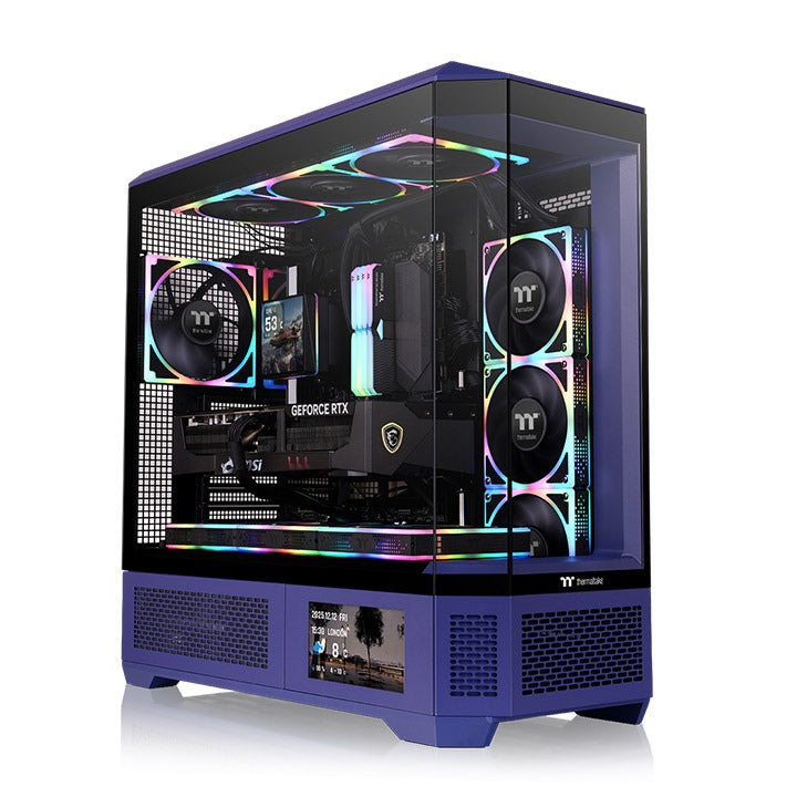 Gabinete Thermaltake View 600 TG Full Tower Future Dusk Morado/Negro E-ATX CA-11H-00FNWN-00