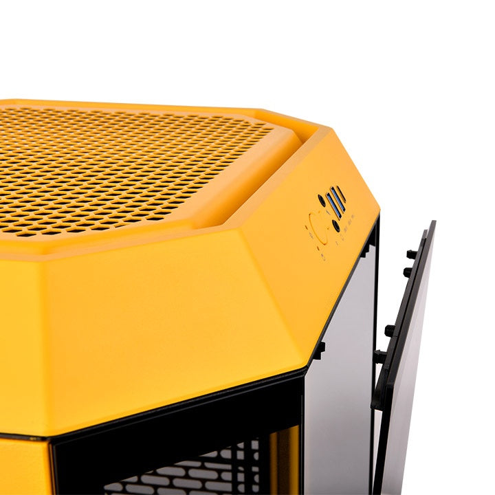 Gabinete Thermaltake The Tower 300 Micro Tower Bumblebee Amarillo Micro-ATX CA-1Y4-00S4WN-00