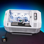 Gabinete Thermaltake The Tower 300 Micro Tower Snow Blanco Micro-ATX CA-1Y4-00S6WN-00