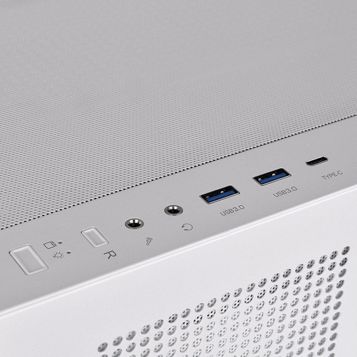 Gabinete Thermaltake View 270 PLUS TG ARGB Mid Tower Snow Blanco 3xVentiladores 120mm ATX CA-1Y7-00M6WN-01