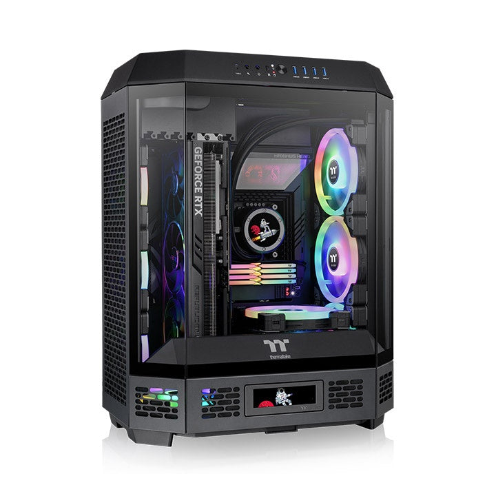 Gabinete Thermaltake The Tower 600 Mid Tower Negro ATX CA-1Z1-00M1WN-00