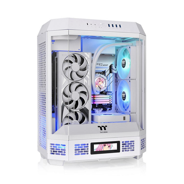 Gabinete Thermaltake The Tower 600 Mid Tower Snow Blanco ATX CA-1Z1-00M6WN-00