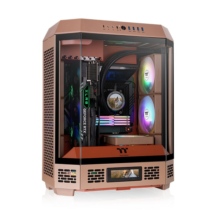 Gabinete Thermaltake The Tower 600 Mid Tower Gravel Sand Cafe ATX CA-1Z1-00MGWN-00