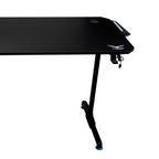 Escritorio Gamer Naceb Fibra de Carbon 130x60x75 CM Negro