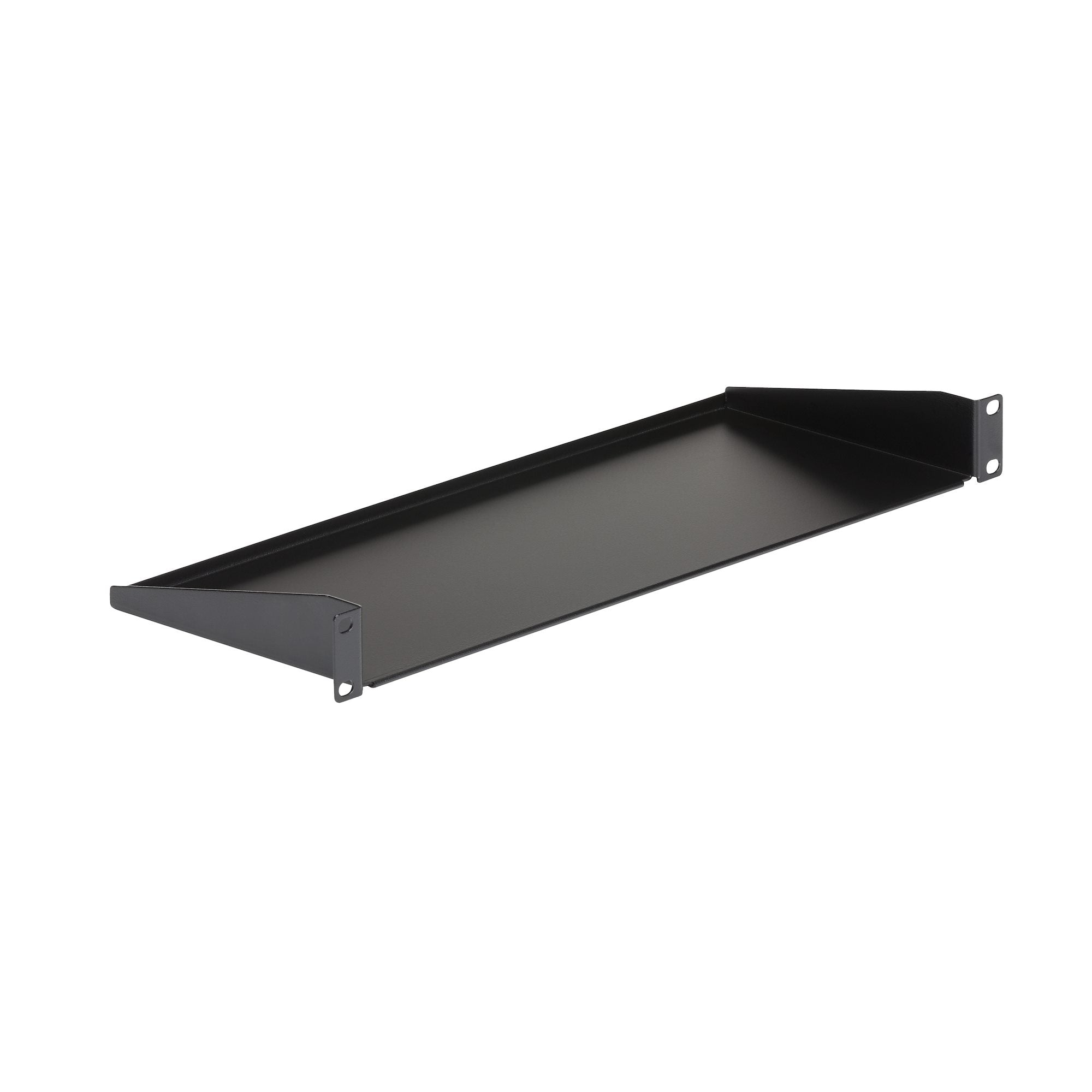 Charola Estante Fijo 1U Rack 19" Acero 15Kg 7" Profundidad Negro StarTech CABSHELF1U
