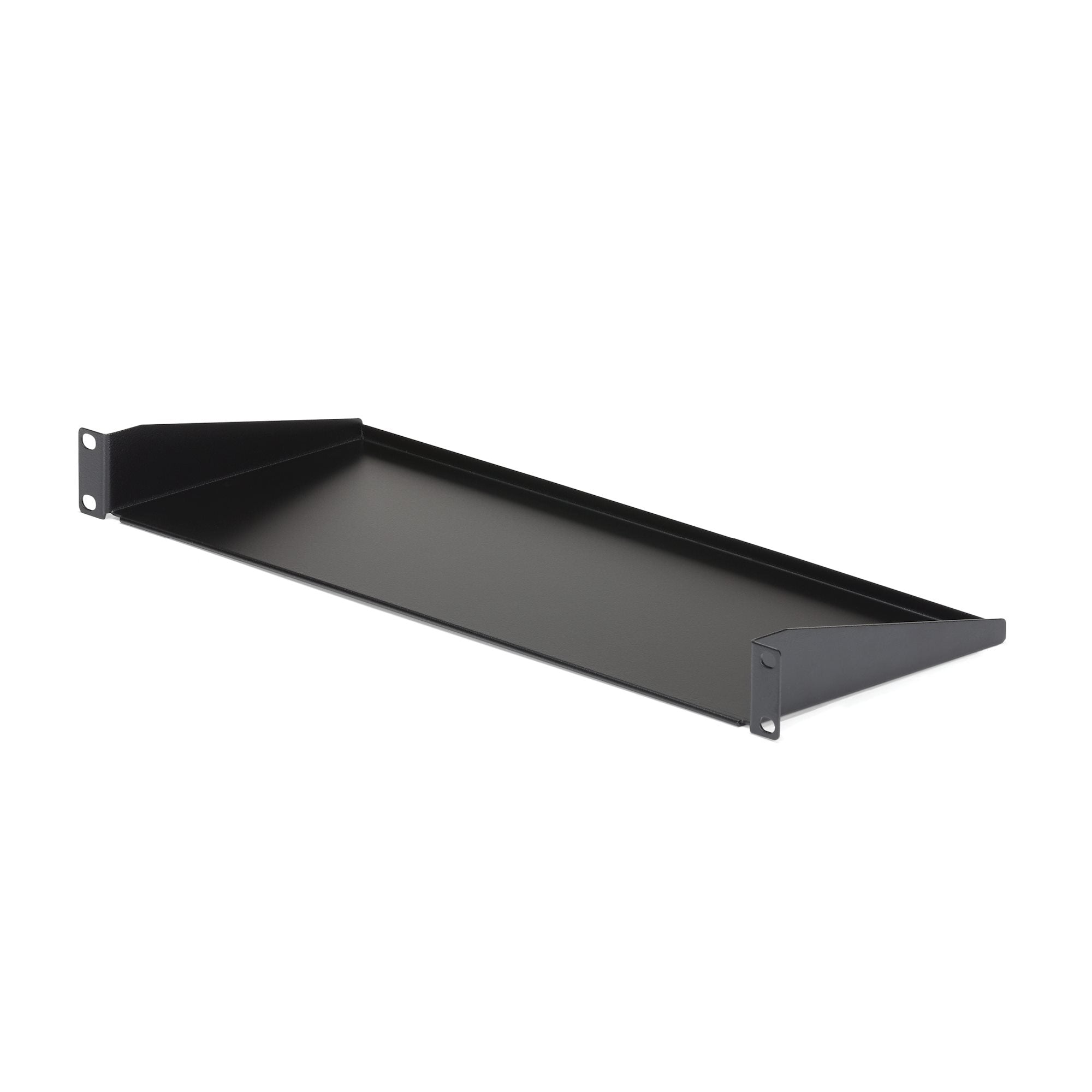 Charola Estante Fijo 1U Rack 19" Acero 15Kg 7" Profundidad Negro StarTech CABSHELF1U