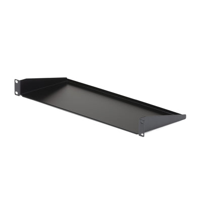 Charola Estante Fijo 1U Rack 19" Acero 15Kg 7" Profundidad Negro StarTech CABSHELF1U