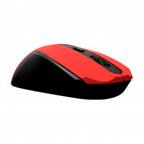 Mouse Inalambrico Naceb Ergonomico color Rojo 1600DPI 6 botones