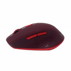 Mouse Naceb Inalámbrico Vino Líneas Rojas Hasta 1600DPI 6 Botones