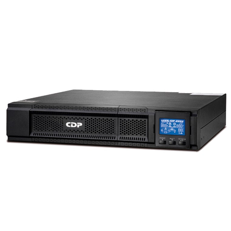 UPS CDP Online UPO11-2RTAX rack 2U/torre doble conversión Onda Senoidal pura 2000VA/2000W LCD 8 NEMA 5-15R/5-20R 1x USB 1x RS232
