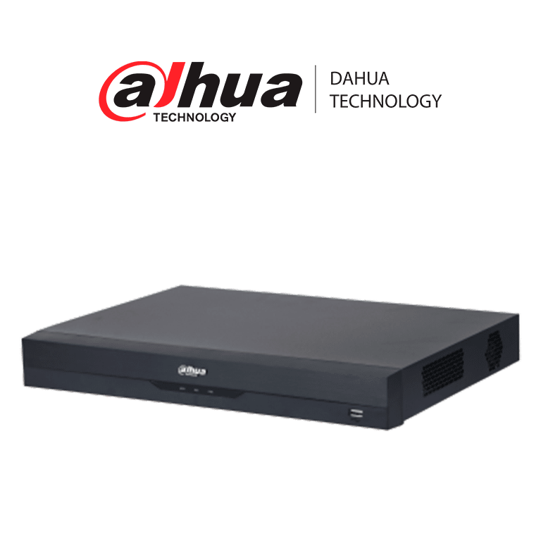 Dahua XVR5216A-4KL-I3 DVR 16 Canales 4K WizSense H.265+ 16 HDCVI +16 IP Hasta 32 IP 2 Canales Reconocimiento Facial SMD Plus Protección Perimetral 2 SATA Hasta 10TB 16 Entradas 3 Salidas Alarma 4 Canales Audio IoT POS