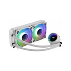 Enfriamiento Liquido AeroCool Mirage L240 WH Blanco ARGB 240mm LGA1700/AM5 2300 rpm