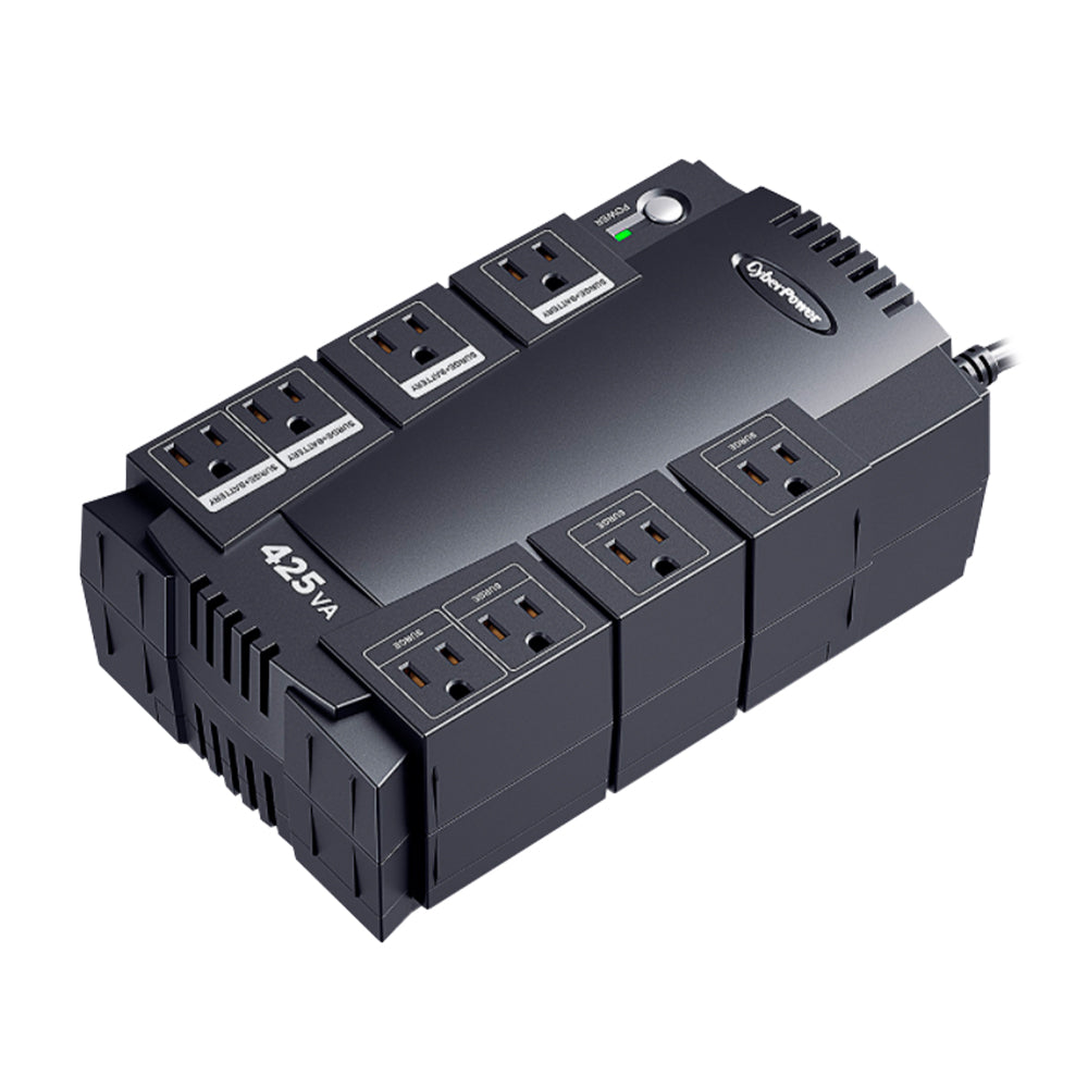 UPS Standby CyberPower CP425SLG 425VA/255W indicador LED 8 NEMA 5-15R (4 c/protección batería) 120V Energy Star