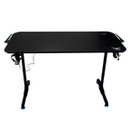 Escritorio Gamer Naceb Fibra de Carbon 130x60x75 CM Negro