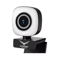 Cámara Web Naceb 1080P 30FPS con Micrófono luz LED color Negro con Blanco