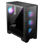 Gabinete MSI MAG Forge 321R Airflow Cristal TEMP ATX MIDI-TOWER ATX/MICRO-ATX/MINI-ITX sin Fuente 4 Ventiladores Negro