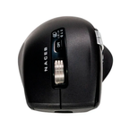 Mouse Inalambrico Naben scroll color Negro USB 3200 DPI 5 botones