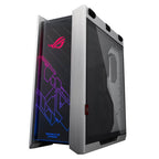 Gabinete Asus ROG Strix Helios White Edition GX601 Gaming 7bahias RGB ATX EATX panel vidrio templado aluminio