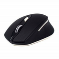 Mouse Inalámbrico Naceb Negro Líneas Blancas Hasta 1600DPI 6 Botones