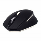 Mouse Inalámbrico Naceb Negro Líneas Blancas Hasta 1600DPI 6 Botones