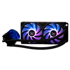 Enfriamiento Liquido Naceb 240MM Artico con iluminacion ARGB color Negro