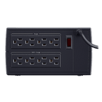 Regulador CyberPower CL1000VR 1000VA/500W 8 contactos NEMA5-15R (4 AVR+supresor y 4 supresor) 245 Joules filtración EMI y RFI