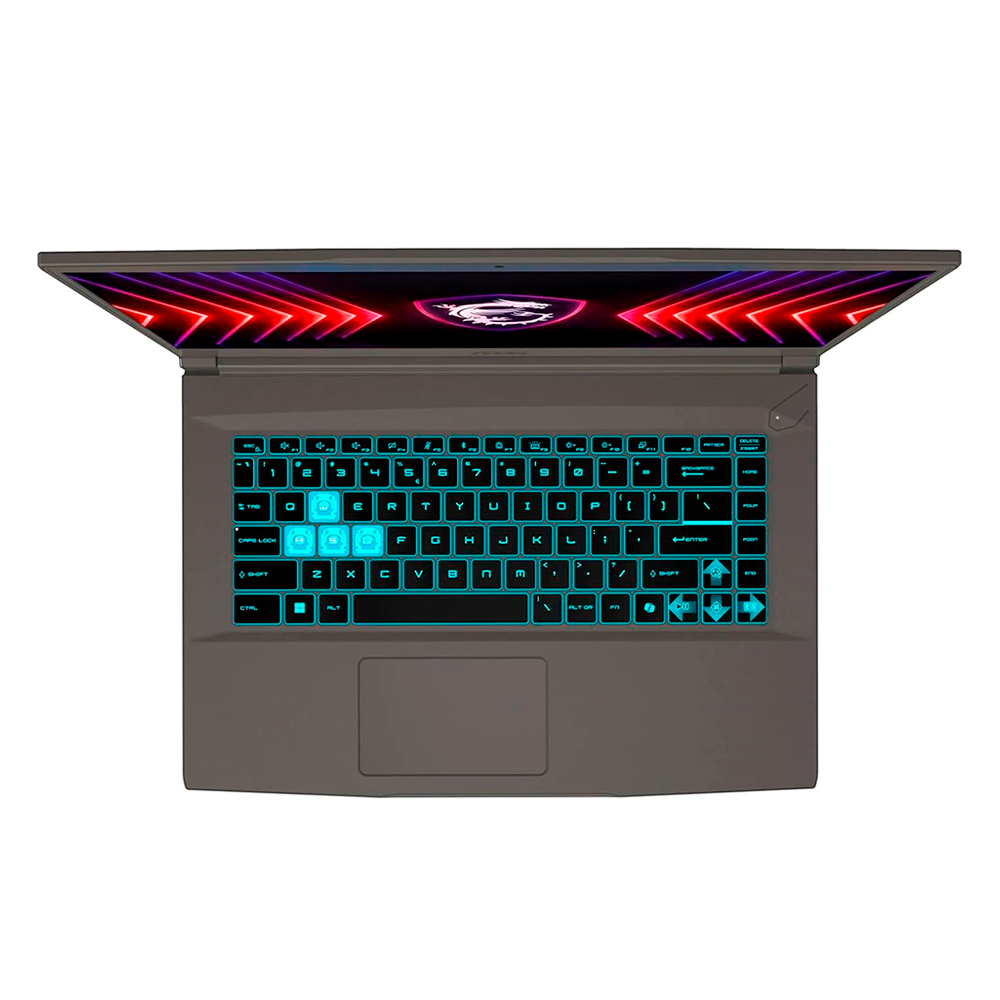 Laptop MSI Thin 15 Intel Core i5-13420H 16Gb DDR4 RTX 4050 6Gb SSD 512Gb NVMe 15.6" FHD 144Hz Win 11 Home Teclado Inglés B13Ve-3023Us