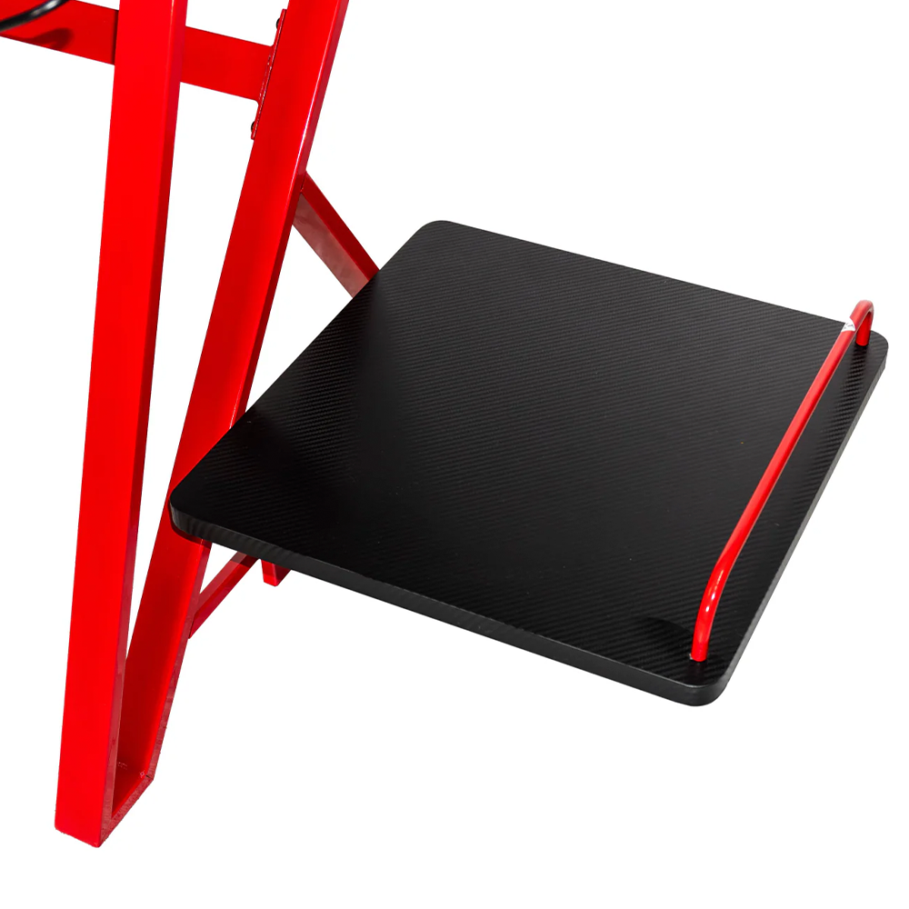 Escritorio gamer Naceb base color Rojo con Negro