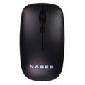 Mouse Inalambrico Naceb slim color Negro 2.4G 1600 DPI 3 botones