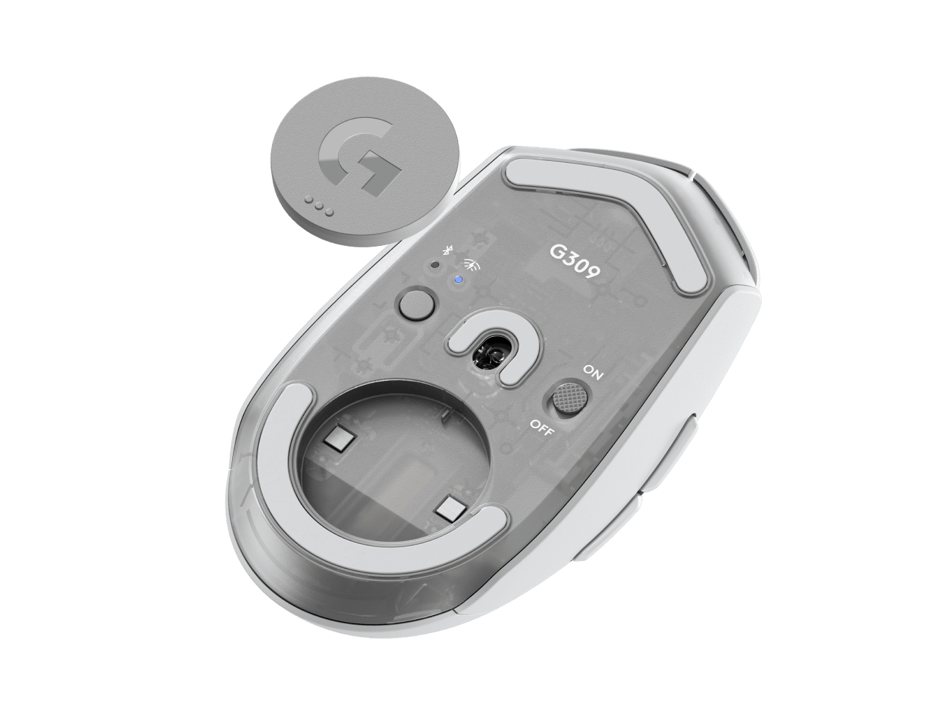 Mouse Logitech G309 LighSpeed Blanco Inalámbrico