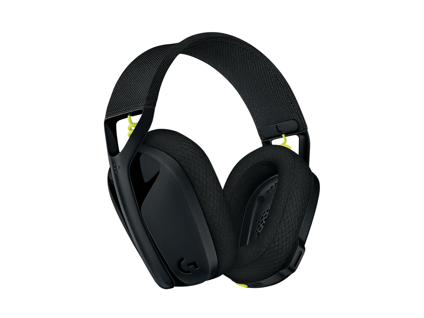 Audífonos Logitech Gaming G435 Inalámbricos Micrófono LIGHTSPEED Negro/Amarillo