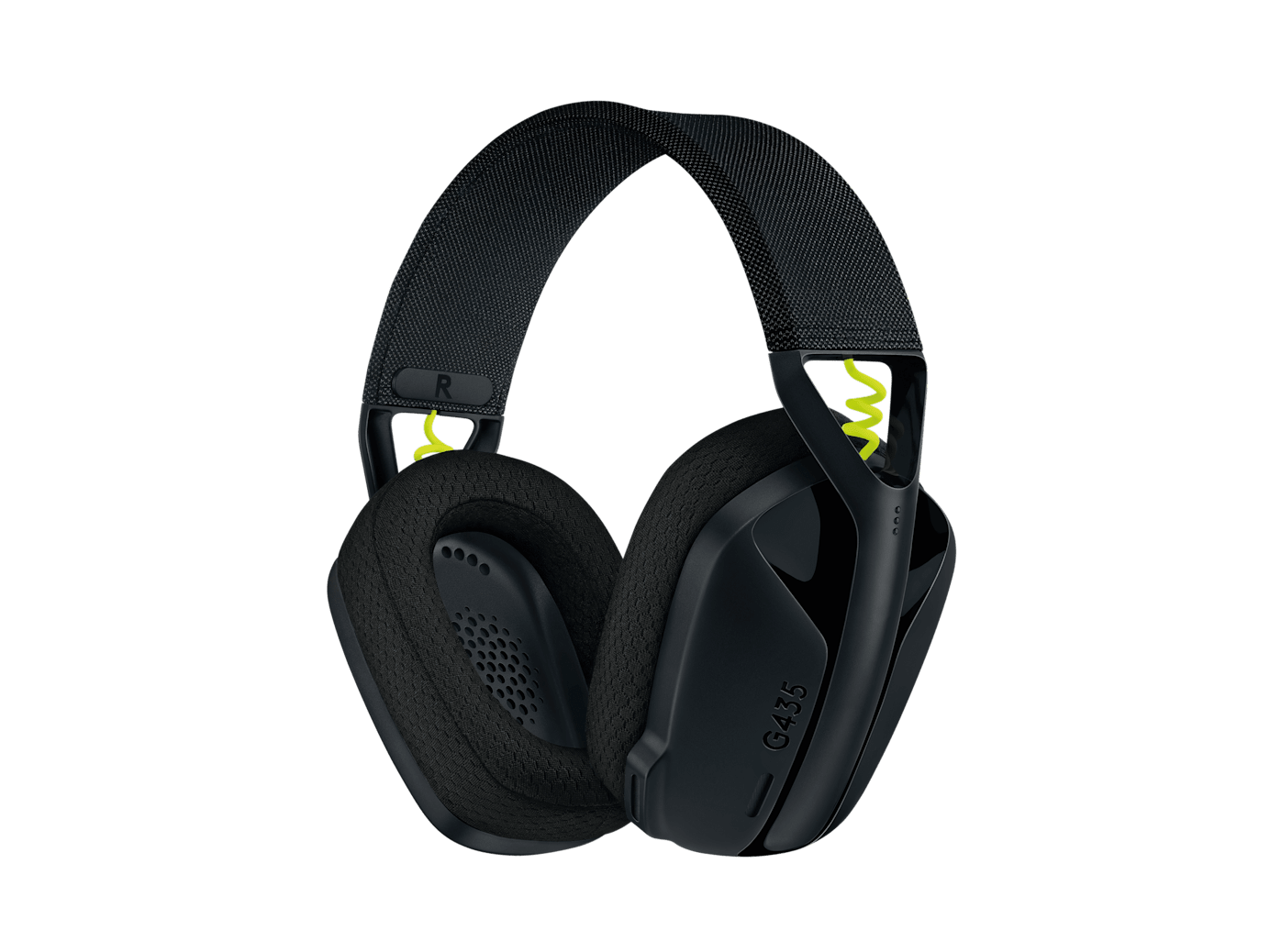 Audífonos Logitech Gaming G435 Inalámbricos Micrófono LIGHTSPEED Negro/Amarillo