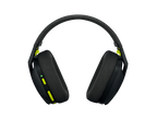 Audífonos Logitech Gaming G435 Inalámbricos Micrófono LIGHTSPEED Negro/Amarillo