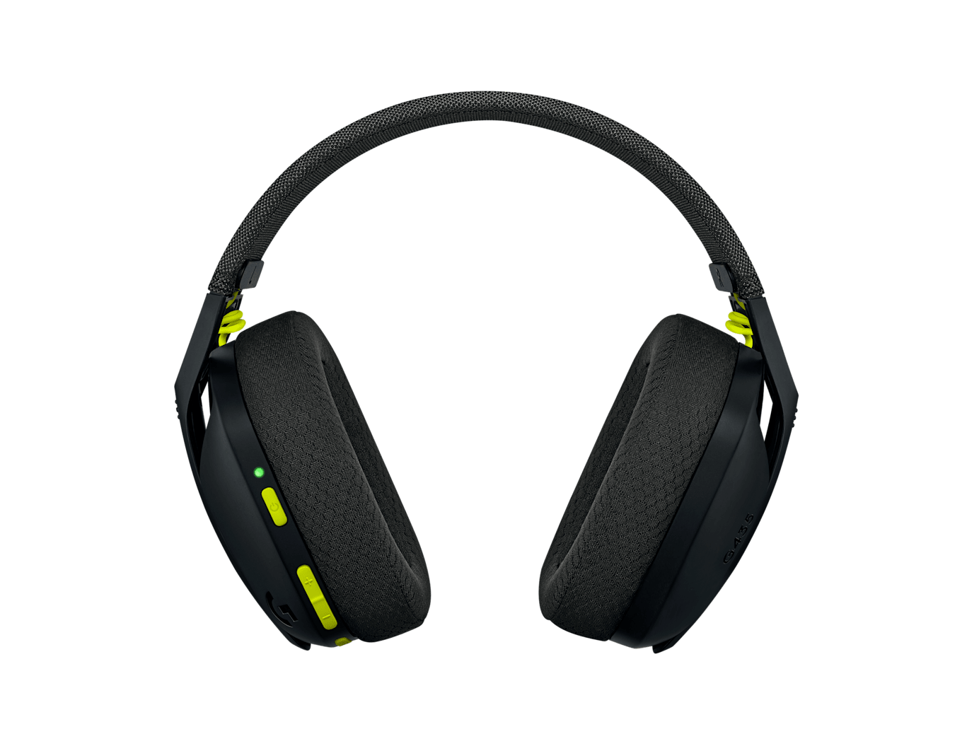 Audífonos Logitech Gaming G435 Inalámbricos Micrófono LIGHTSPEED Negro/Amarillo