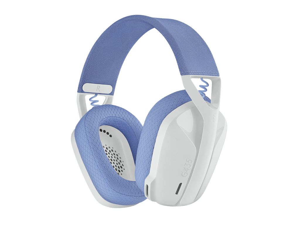 Audifonos diadema Logitech G435 Gaming Blanco wireless USB Bluetooth Lightspeed 981-001073