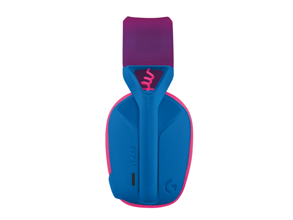 Audifonos diadema Logitech G435 Gaming Azul wireless USB Bluetooth Lightspeed 981-001061