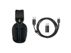 Audífonos Logitech Gaming G435 Inalámbricos Micrófono LIGHTSPEED Negro/Amarillo