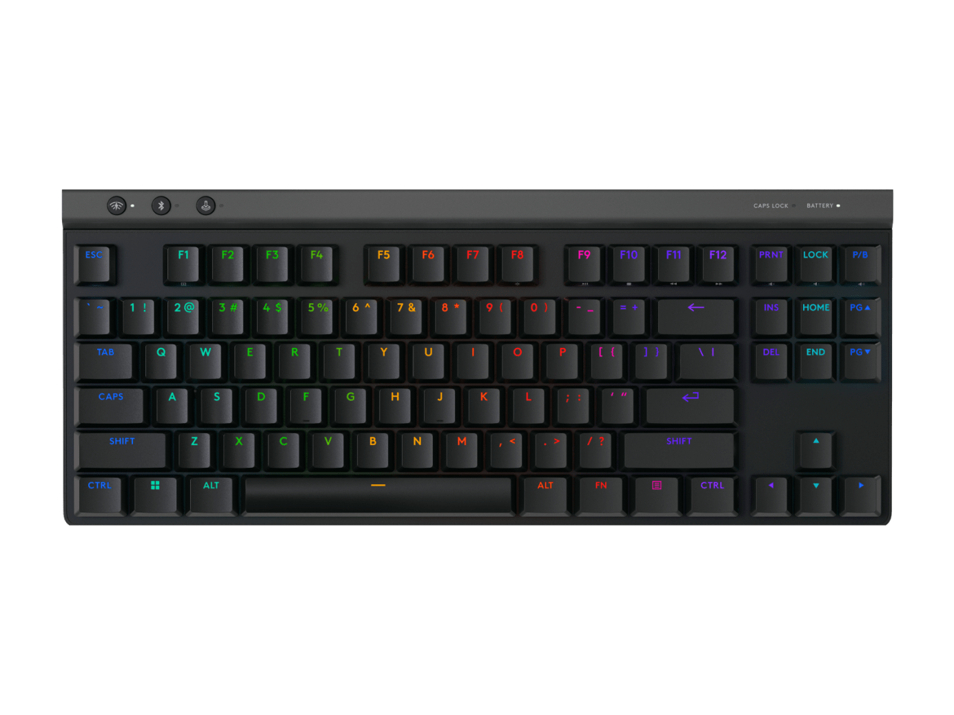 Teclado Logitech G515 LightSpeed TKL Inalámbrico Gaming USB Color Negro