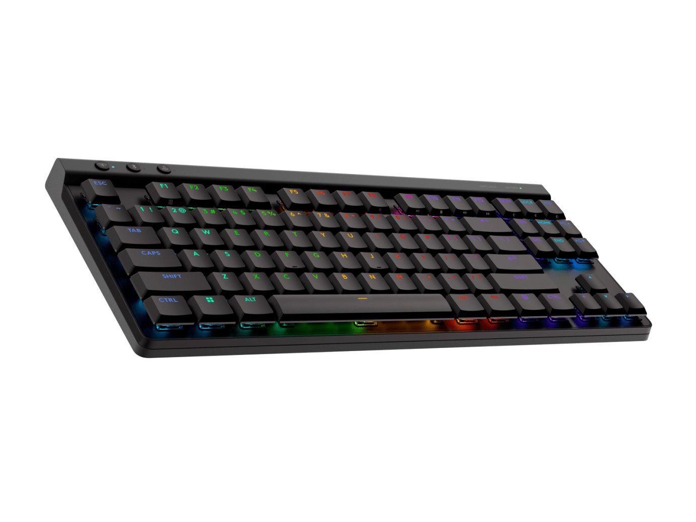 Teclado Logitech G515 LightSpeed TKL Inalámbrico Gaming USB Color Negro