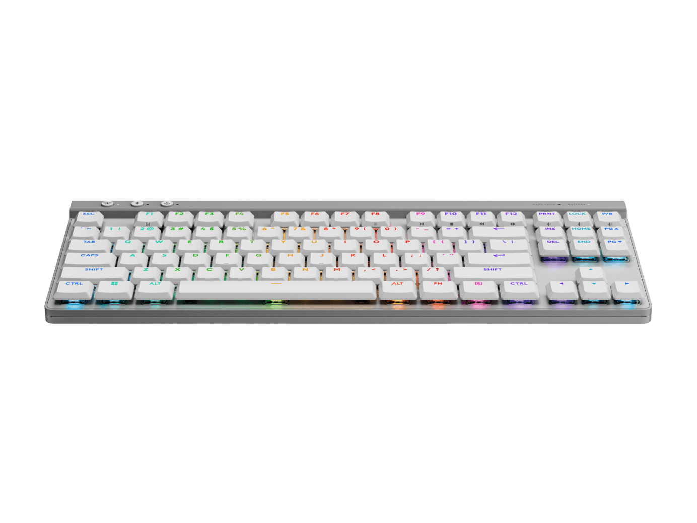 Teclado Logitech G515 LightSpeed TKL Inalámbrico Gaming USB Color Blanco