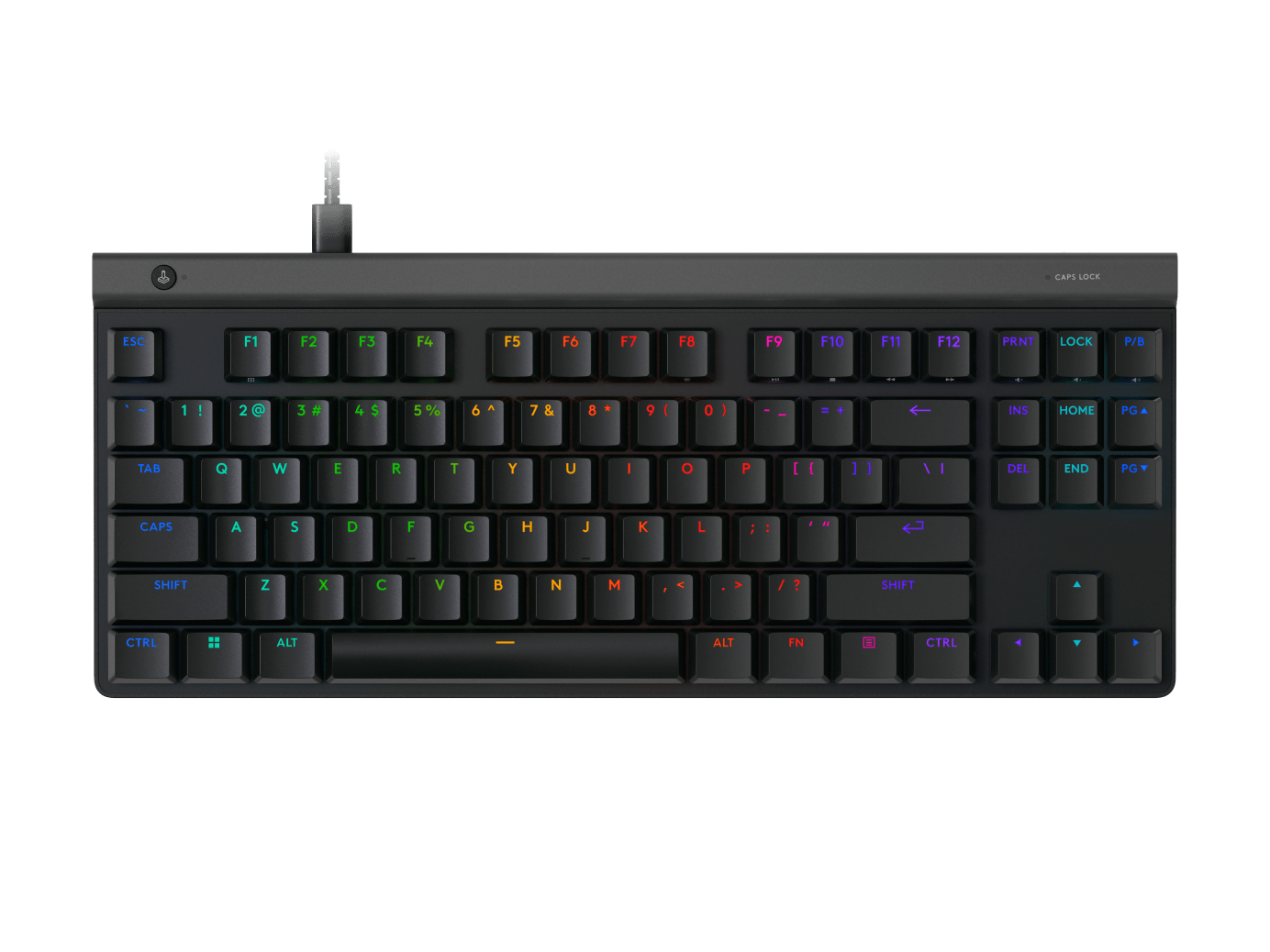 Teclado Logitech G515 TKL Wired Gaming USB Color Negro