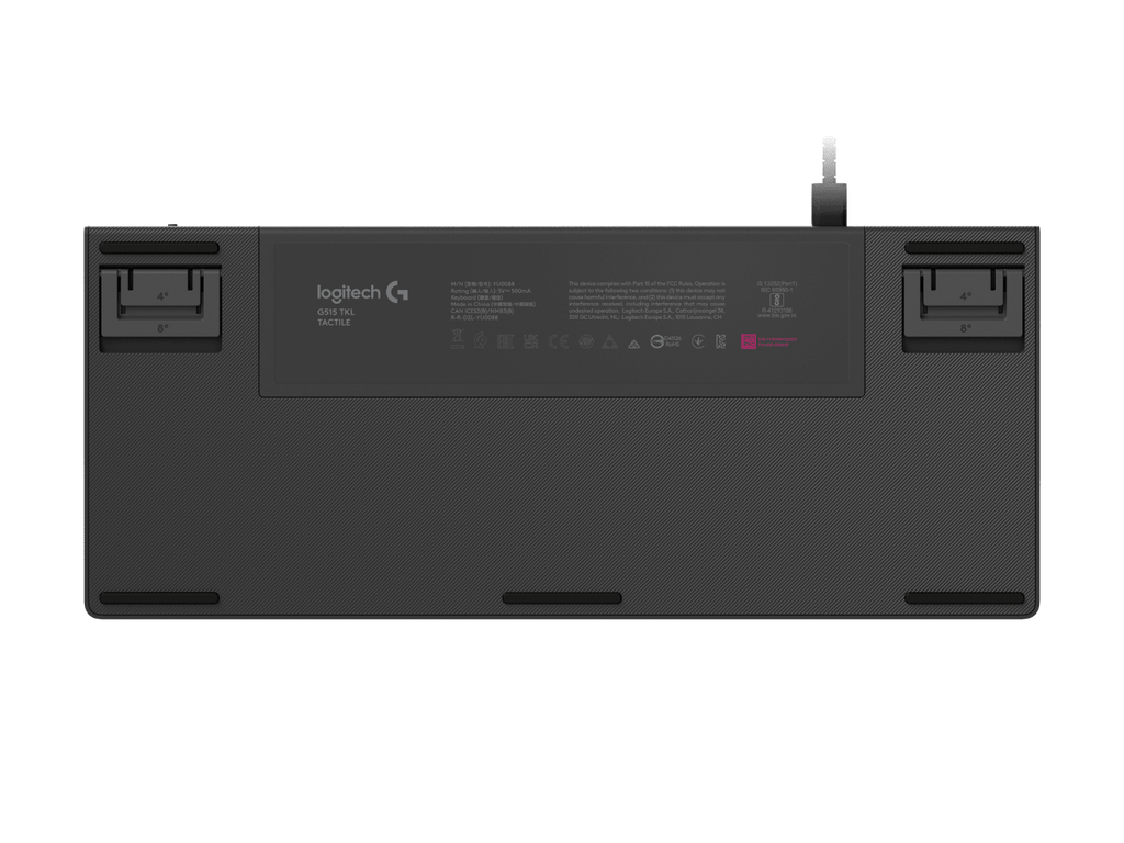 Teclado Logitech G515 TKL Wired Gaming USB Color Negro