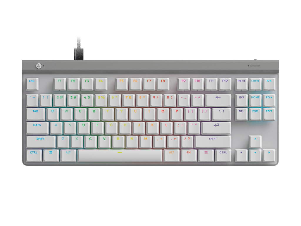 Teclado Logitech G515 TKL Wired Gaming USB Color Blanco