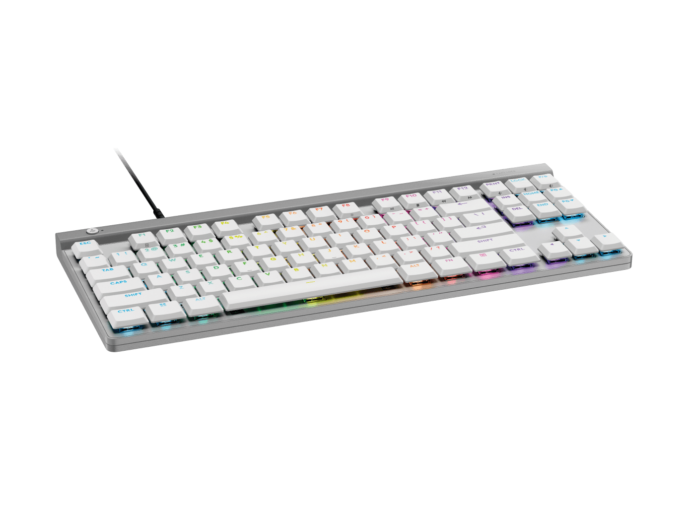 Teclado Logitech G515 TKL Wired Gaming USB Color Blanco